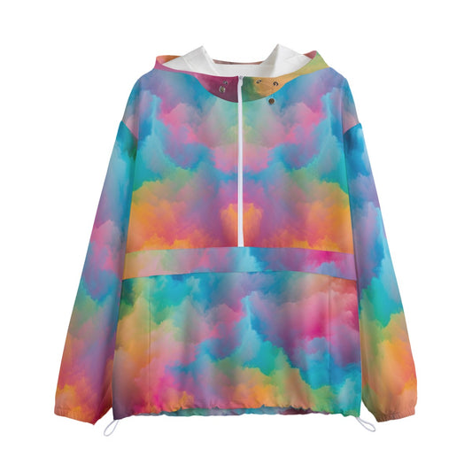 Unisex Pullover Jacket With Zipper Closure
