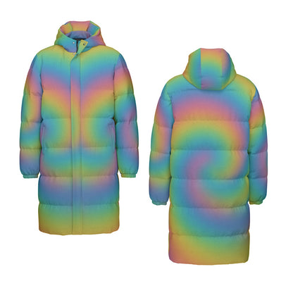 Unisex Long Down Jacket