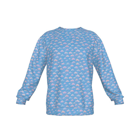 Men's Drop Shoulder Round Neck Long-Sleeved Sweatshirt