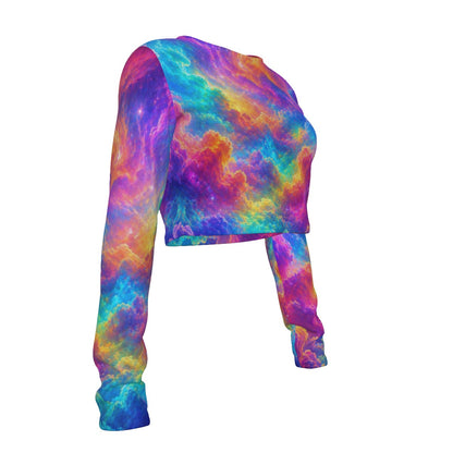Women's Round Neck Crop Top T-Shirt