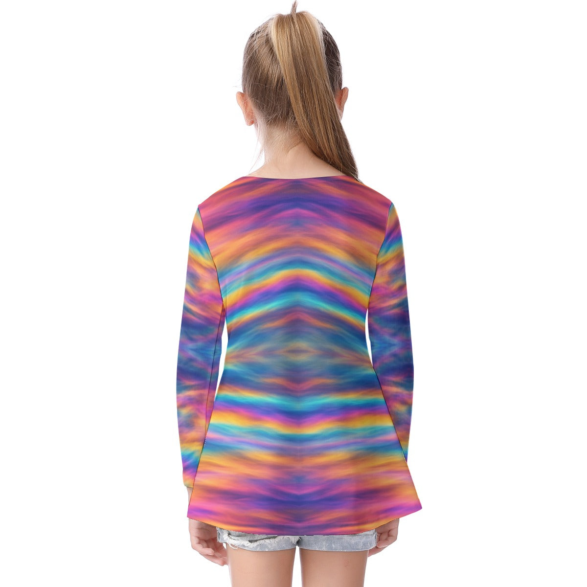 Unisex Kid's Long Sleeve O-neck T-shirt