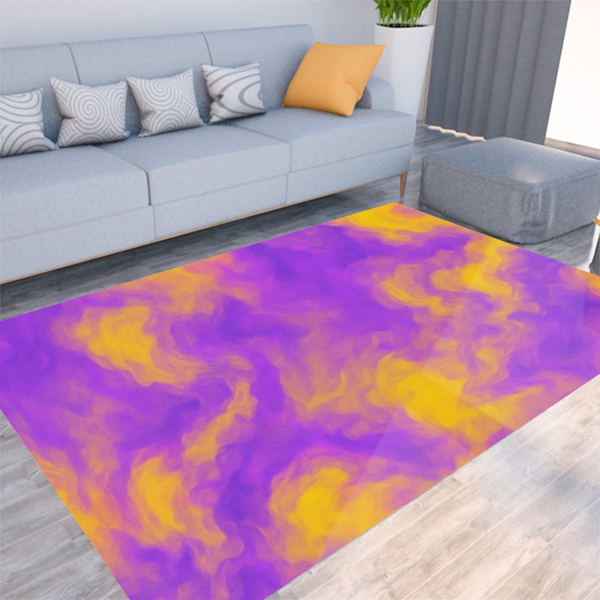 Unisex Foldable Rectangular Thickened Floor Mat