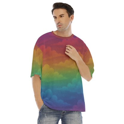 Men's Drop Shoulder T-shirt With Short Sleeve
