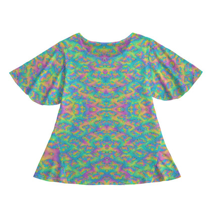 Women's Round Neck T-shirt With Short Sleeve