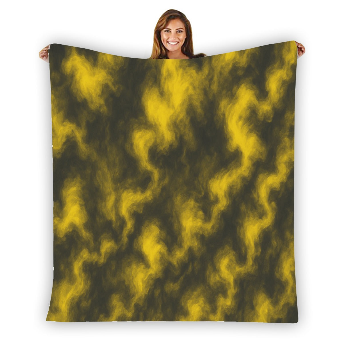 Unisex Single-Side Printing Flannel Blanket