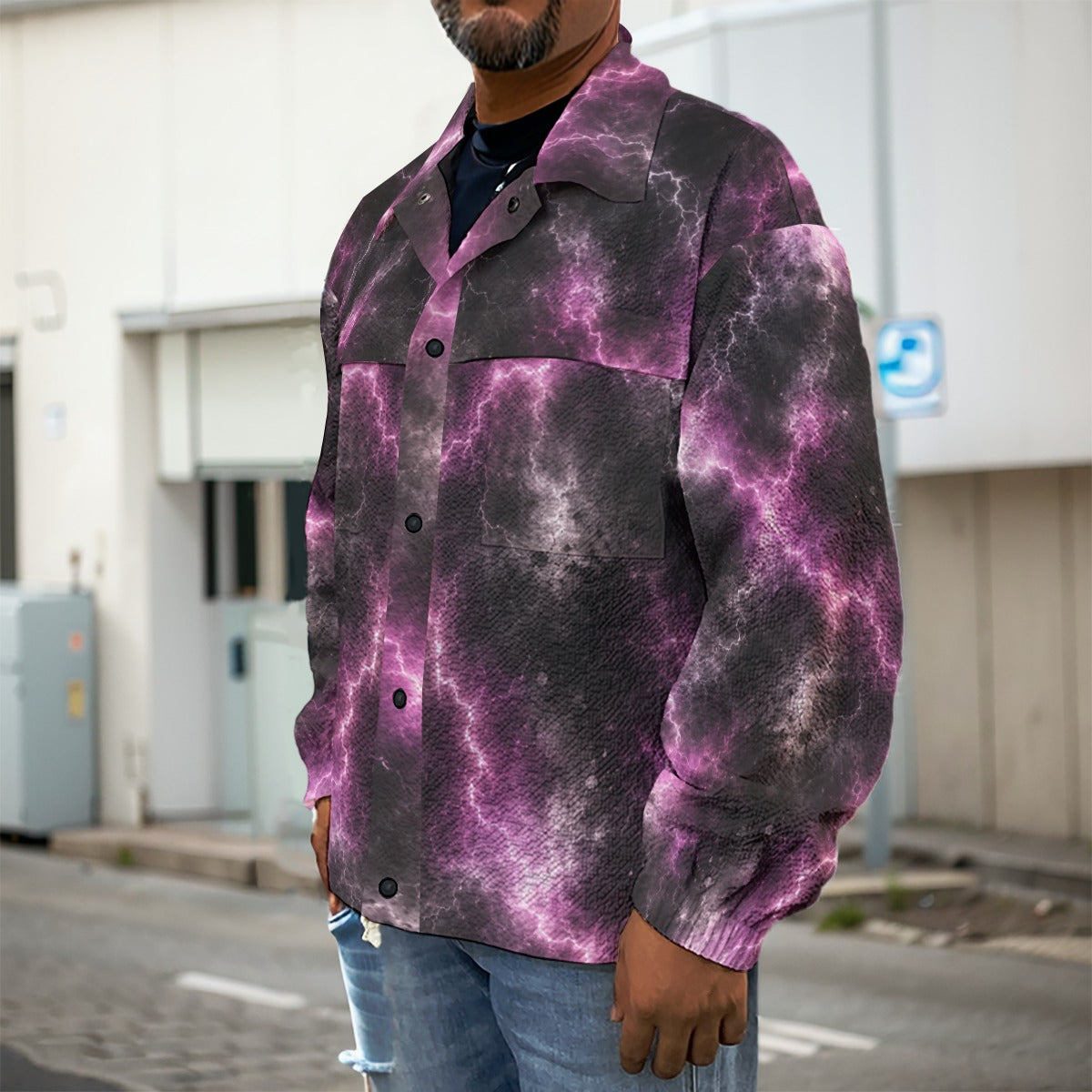 Men’s Casual Lapel Jacket - view 2