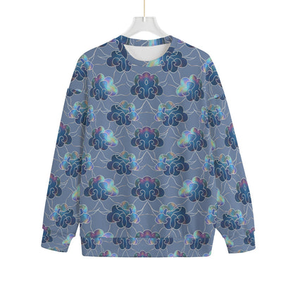 Unisex Drop-shoulder Knitted Fleece Sweater - view 1