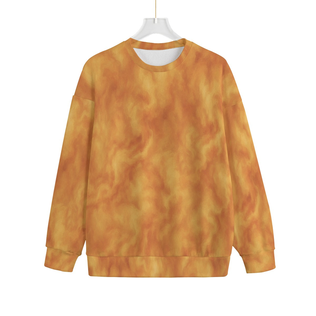 Unisex Drop-shoulder Knitted Fleece Sweater - view 1