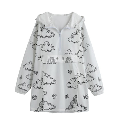 Unisex Windbreaker Long Jacket