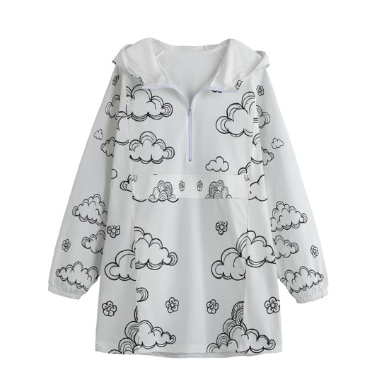 Unisex Windbreaker Long Jacket