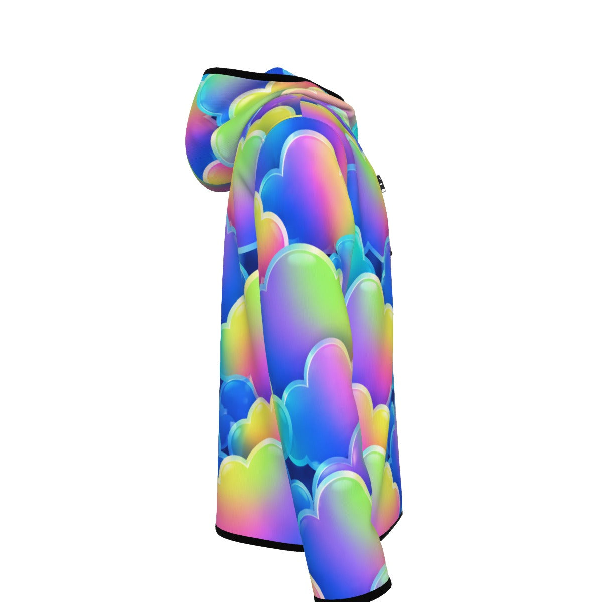 Men's Stylish Hoodie with Thumb Hole Design - view 3