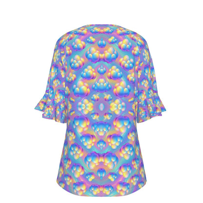 Women's T-shirt With Bell Sleeve
