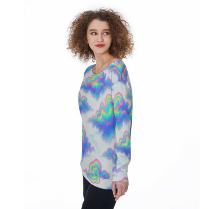 Women's Off-Shoulder Sweatshirt