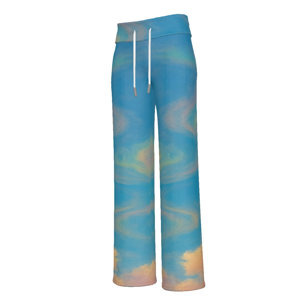 Women's High-waisted Straight-leg Trousers