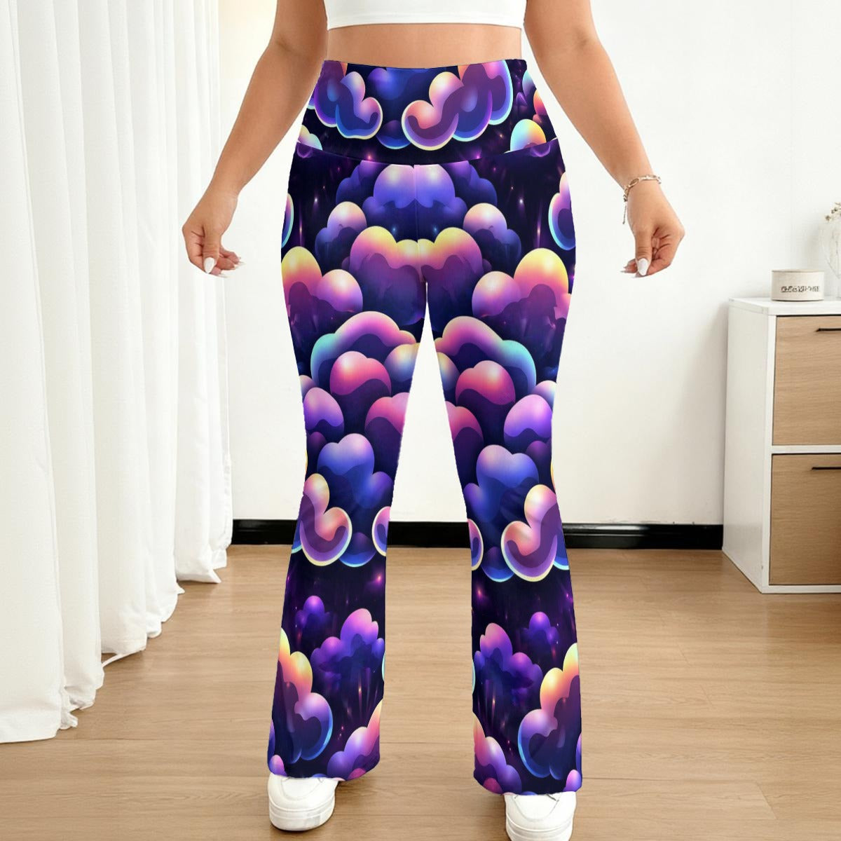 All-over print Women's Flare Yoga Pants