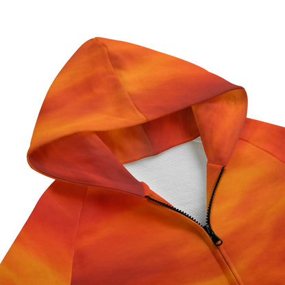 Unisex Kid's Zip Up Raglan Sleeve Hoodie | 310GSM Cotton