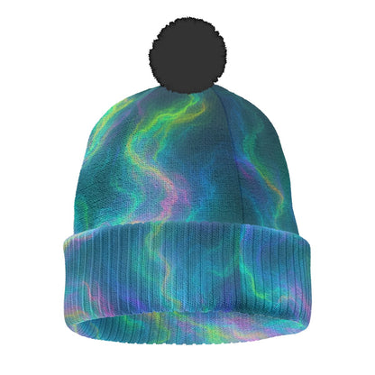 Unisex Knitted Hat With Pom-Pom