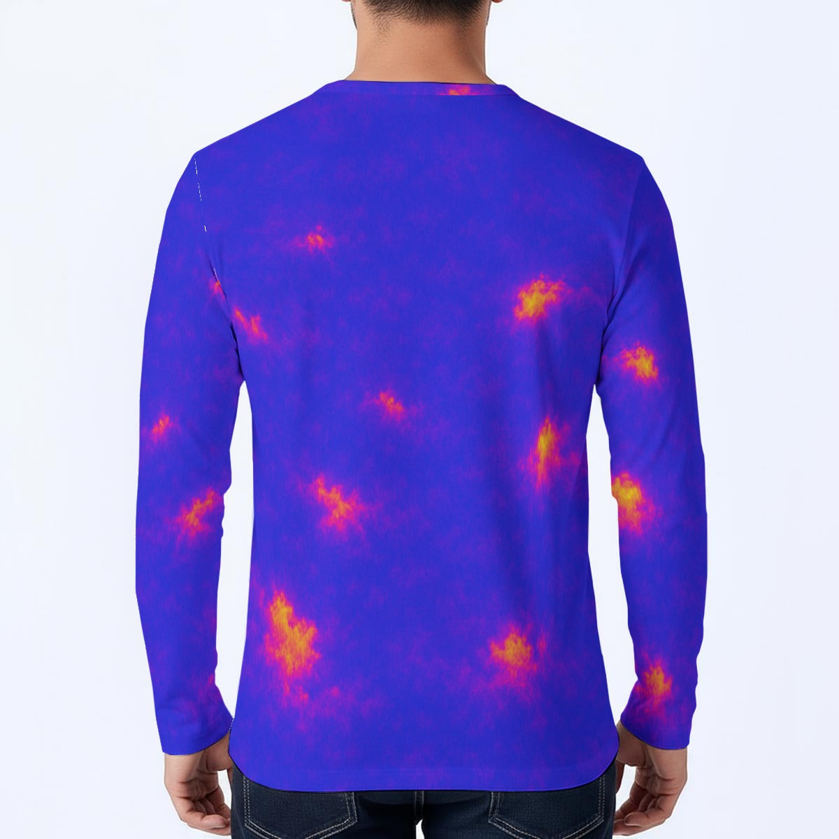 Men's Classic Long-Sleeve Henley Shirt