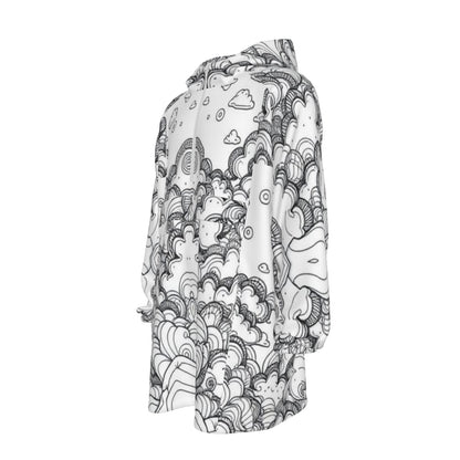 Unisex Windbreaker Long Jacket