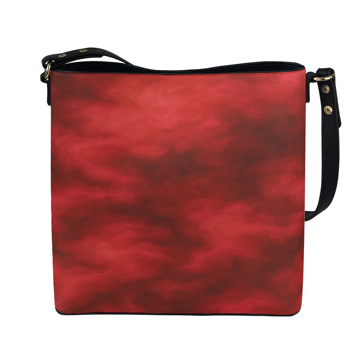 Unisex Minimalist Square Crossbody Bucket Bag