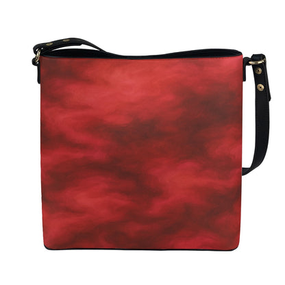 Unisex Minimalist Square Crossbody Bucket Bag