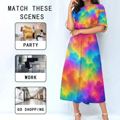 Women's Elastic Waist Dress