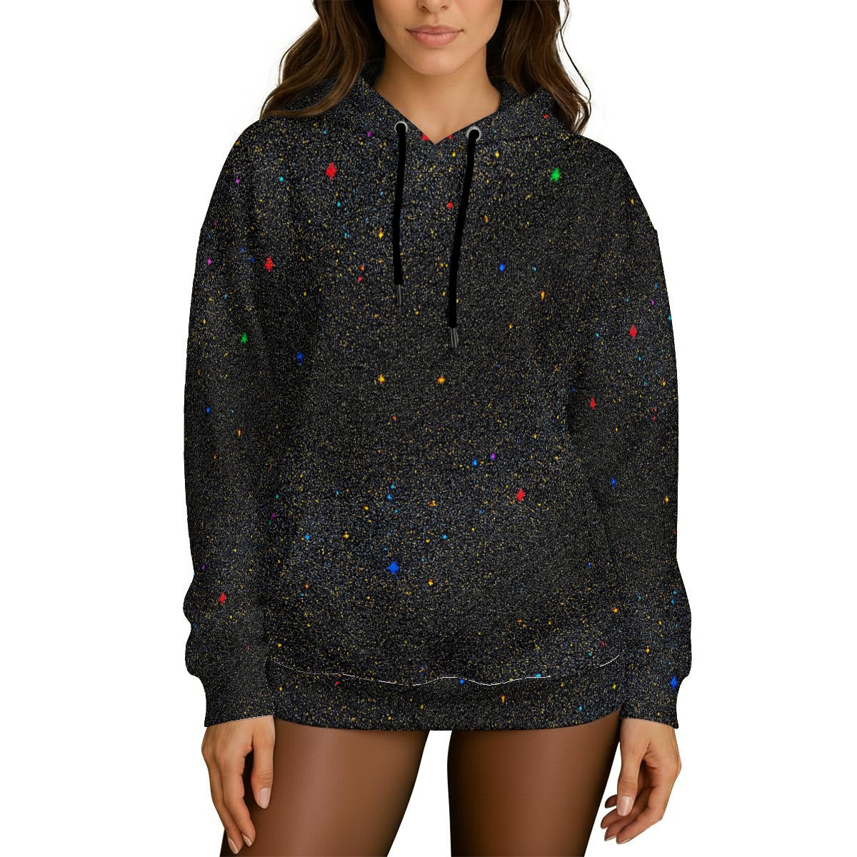 Women's Thick Waffle Knit Hoodie
