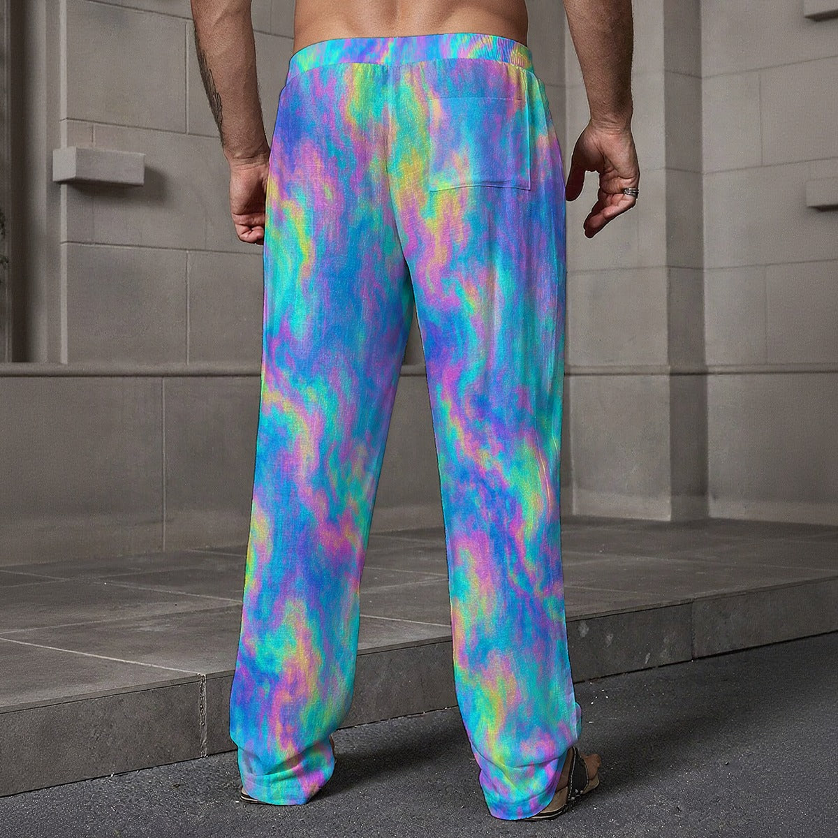 Men's Loose Casual Pants With Pocket