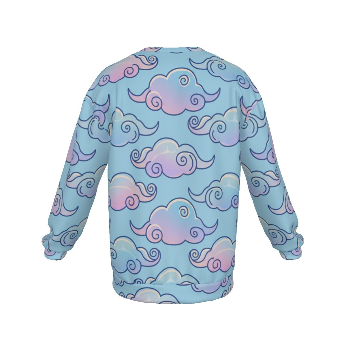 Men's Drop Shoulder Round Neck Long-Sleeved Sweatshirt