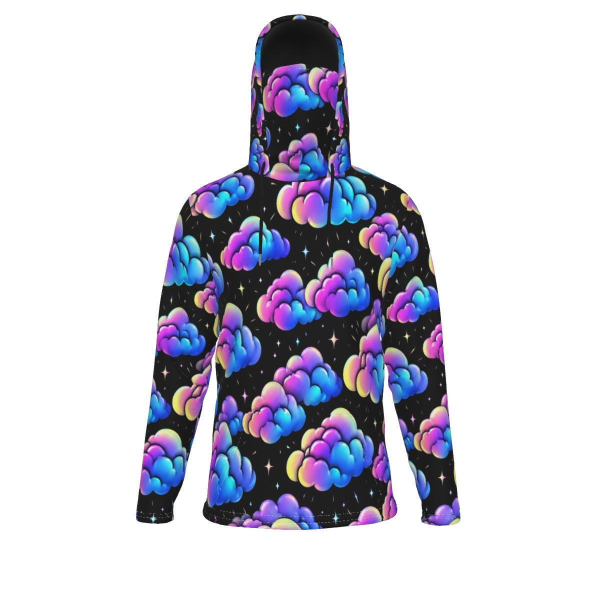 Men's Pullover Hoodie With Mask - view 1