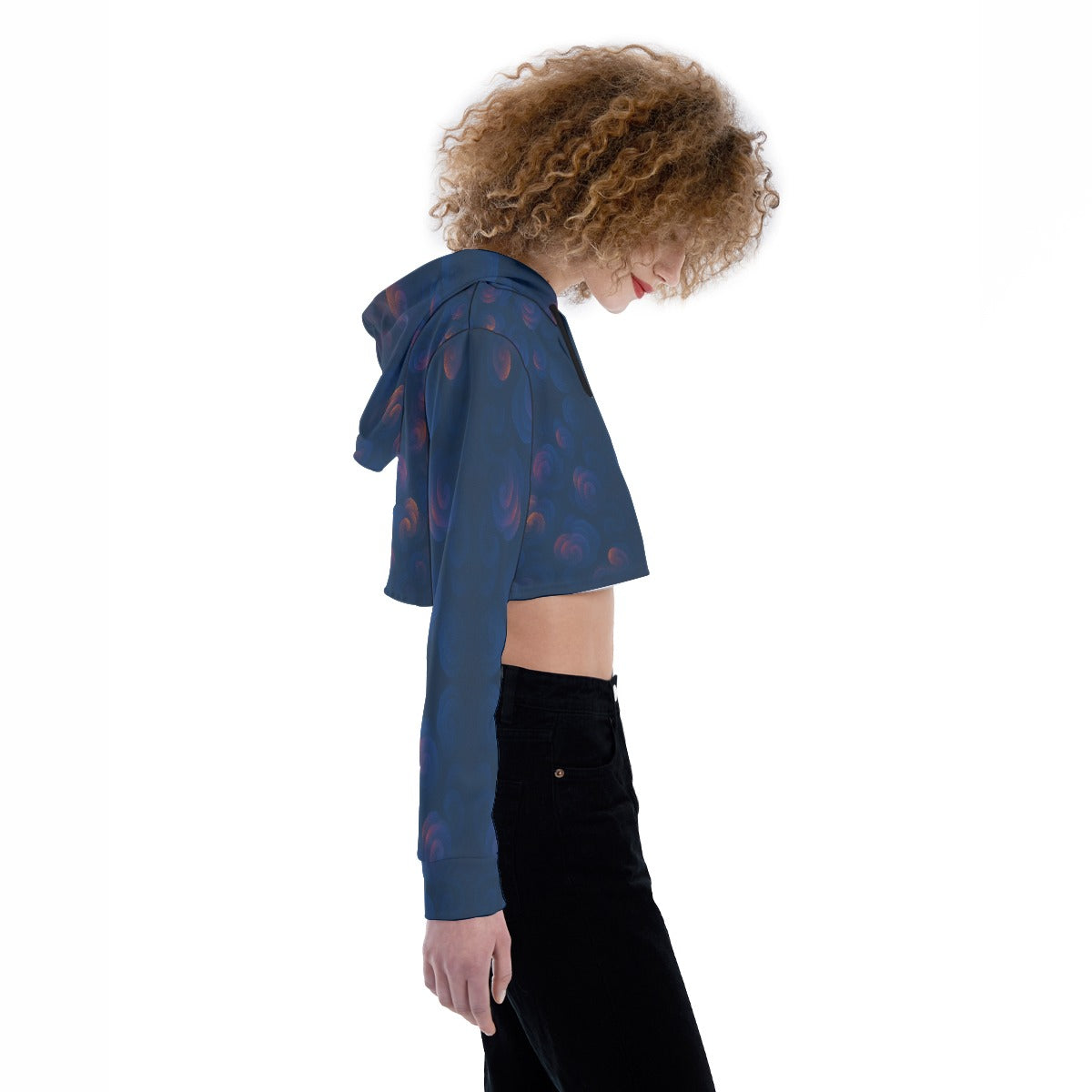 Women's Crop Top Hoodie