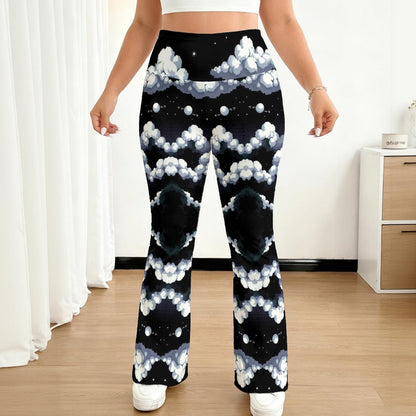 All-over print Women's Flare Yoga Pants