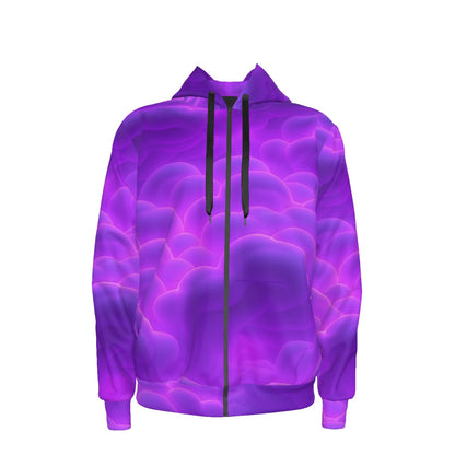 Unisex Zipper Hoodie With Black Lining