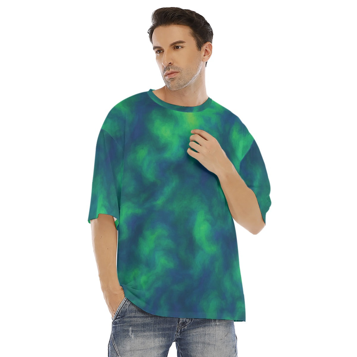 Men's Drop Shoulder T-shirt With Short Sleeve