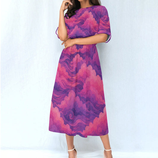 Women's Elastic Waist Dress by O’Nimbus