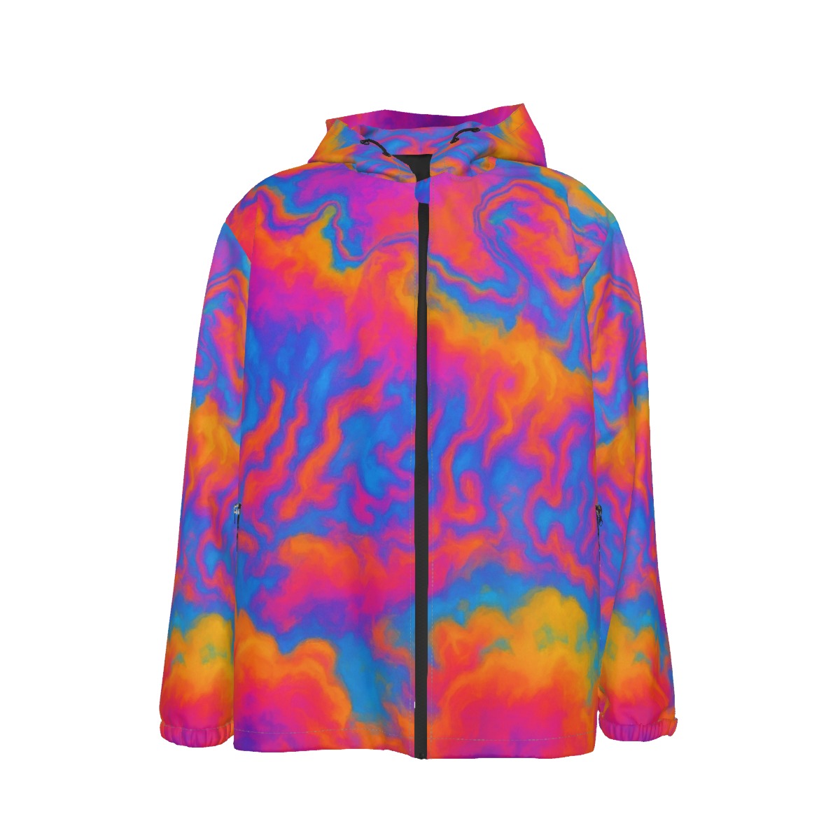 Men's Hooded Zipper Windproof Jacket