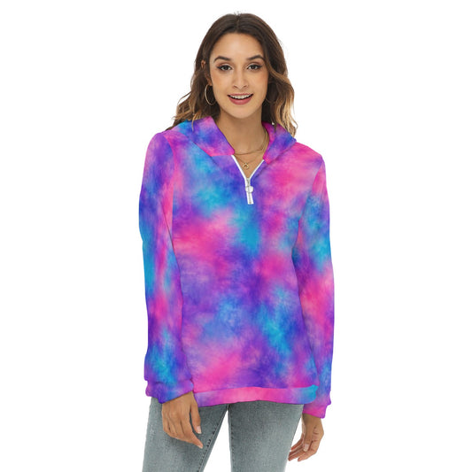 Women’s Borg-Fleece Half-Zip Hoodie - view 1