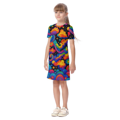 Unisex Kid's Short Sleeve Dress
