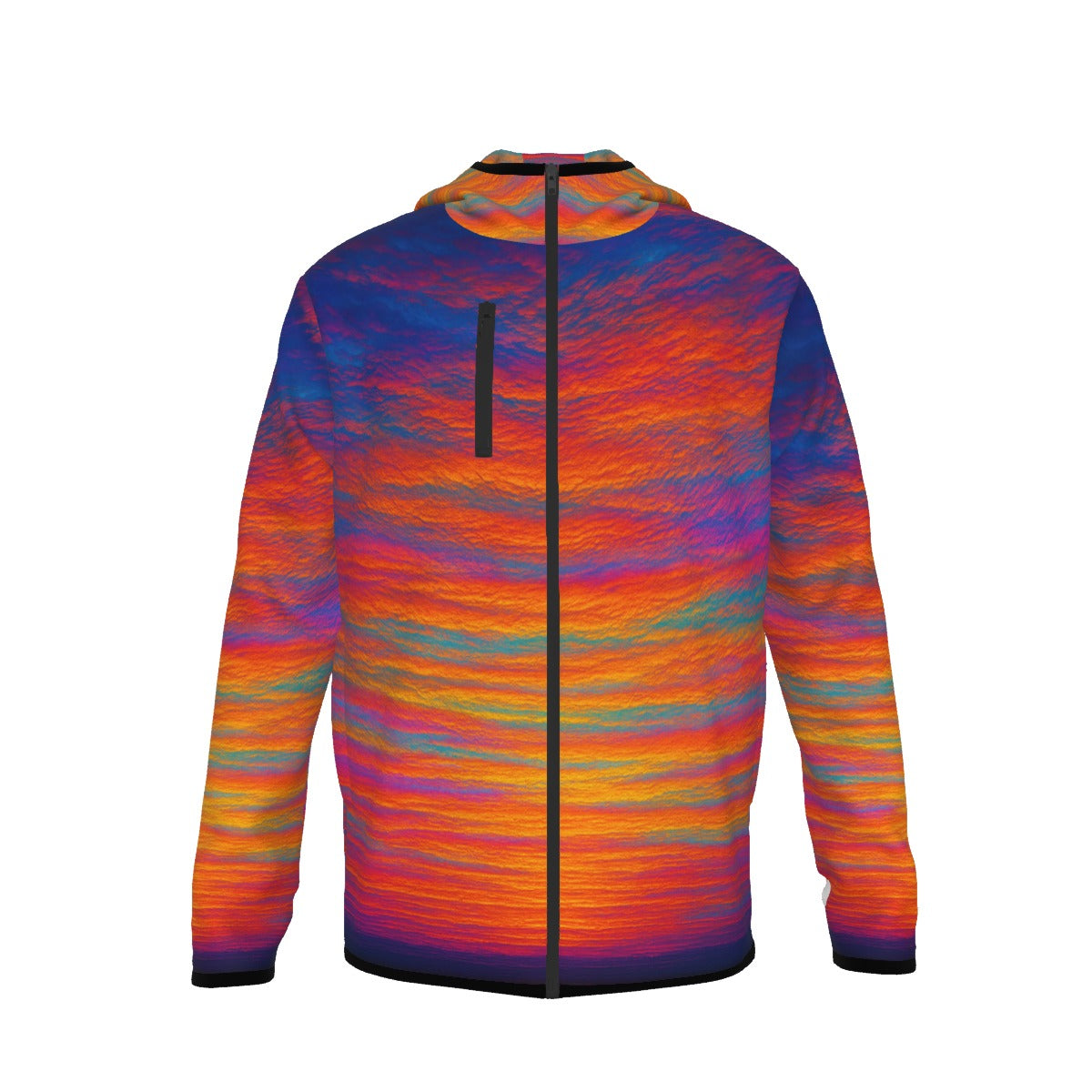 Men's Stylish Hoodie with Thumb Hole Design - view 1