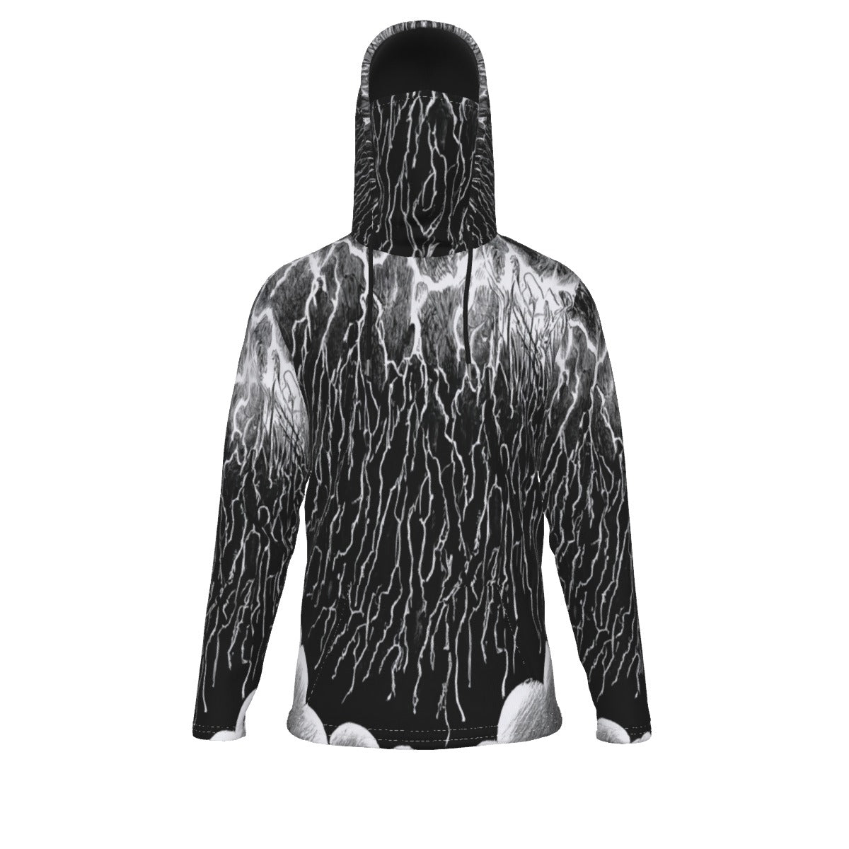 Men's Pullover Hoodie With Mask - view 1