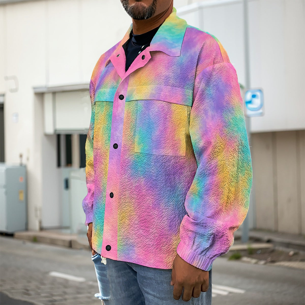 Men’s Casual Lapel Jacket - view 2
