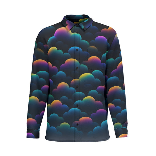 Men's Business Long Sleeve Pocket Shirt|115GSM Cotton poplin