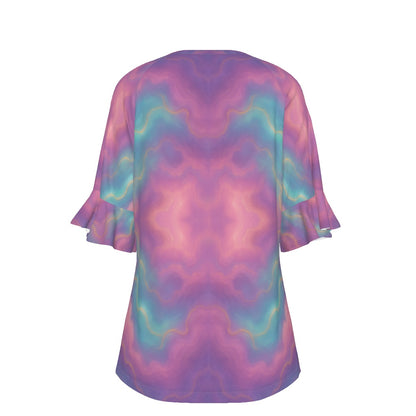 Women's T-shirt With Bell Sleeve