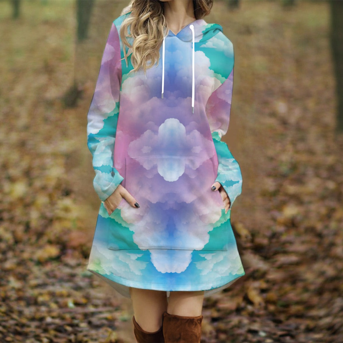 Women's Longline Hoodie Dress