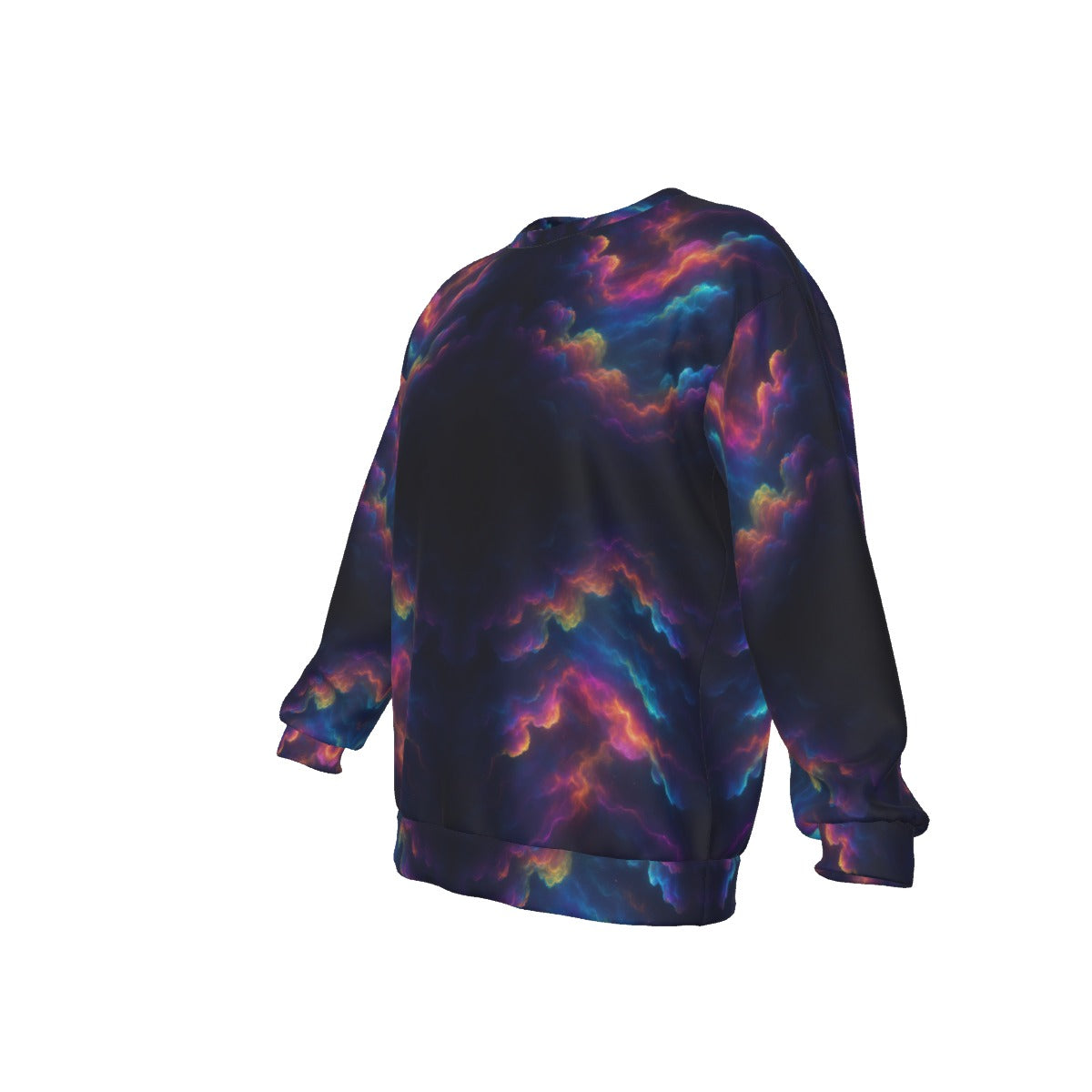 Men's Drop Shoulder Round Neck Long-Sleeved Sweatshirt