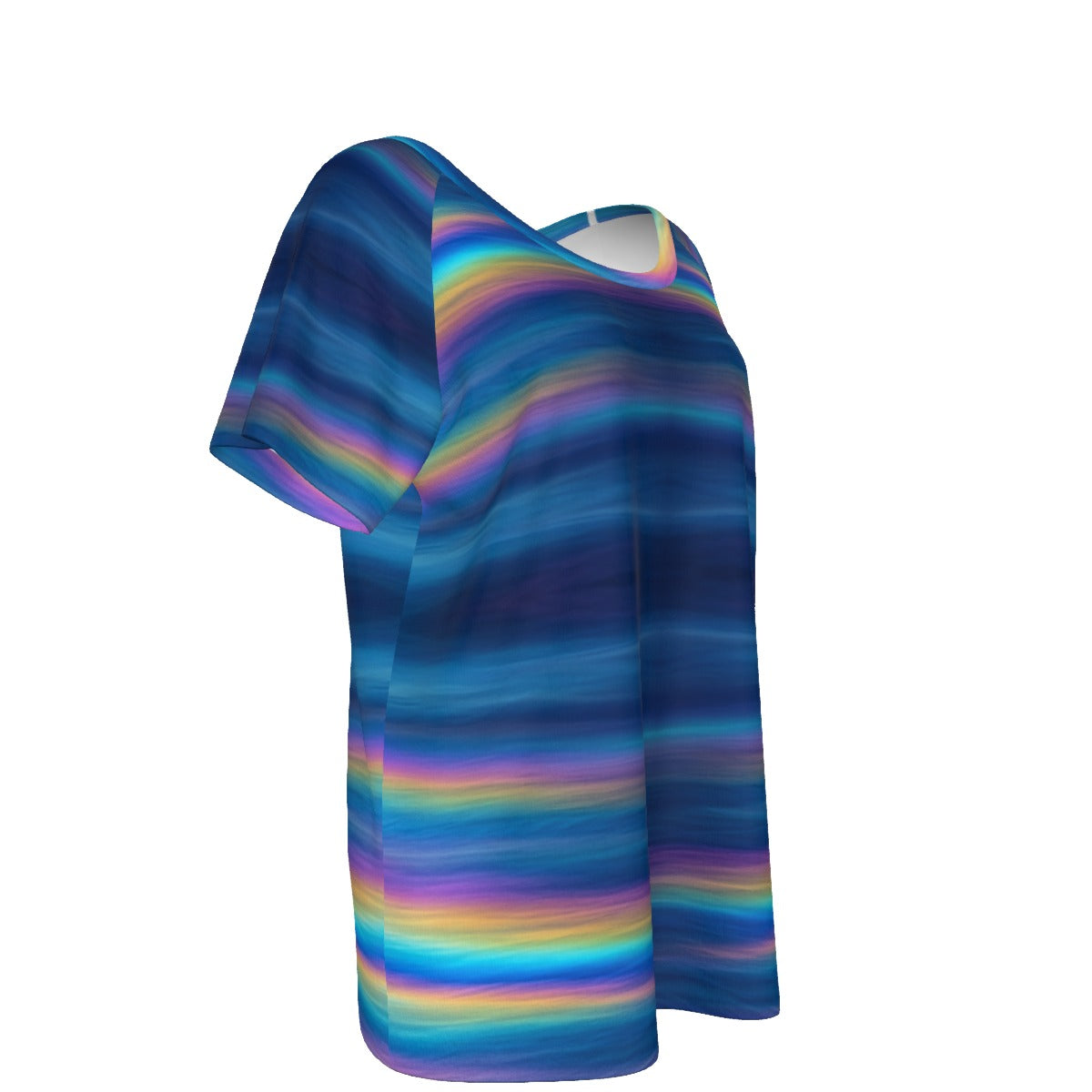 Women's Round Neck T-shirt With Raglan Sleeve