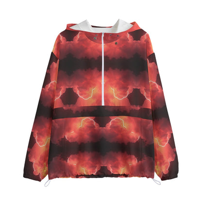 Unisex Pullover Jacket With Zipper Closure