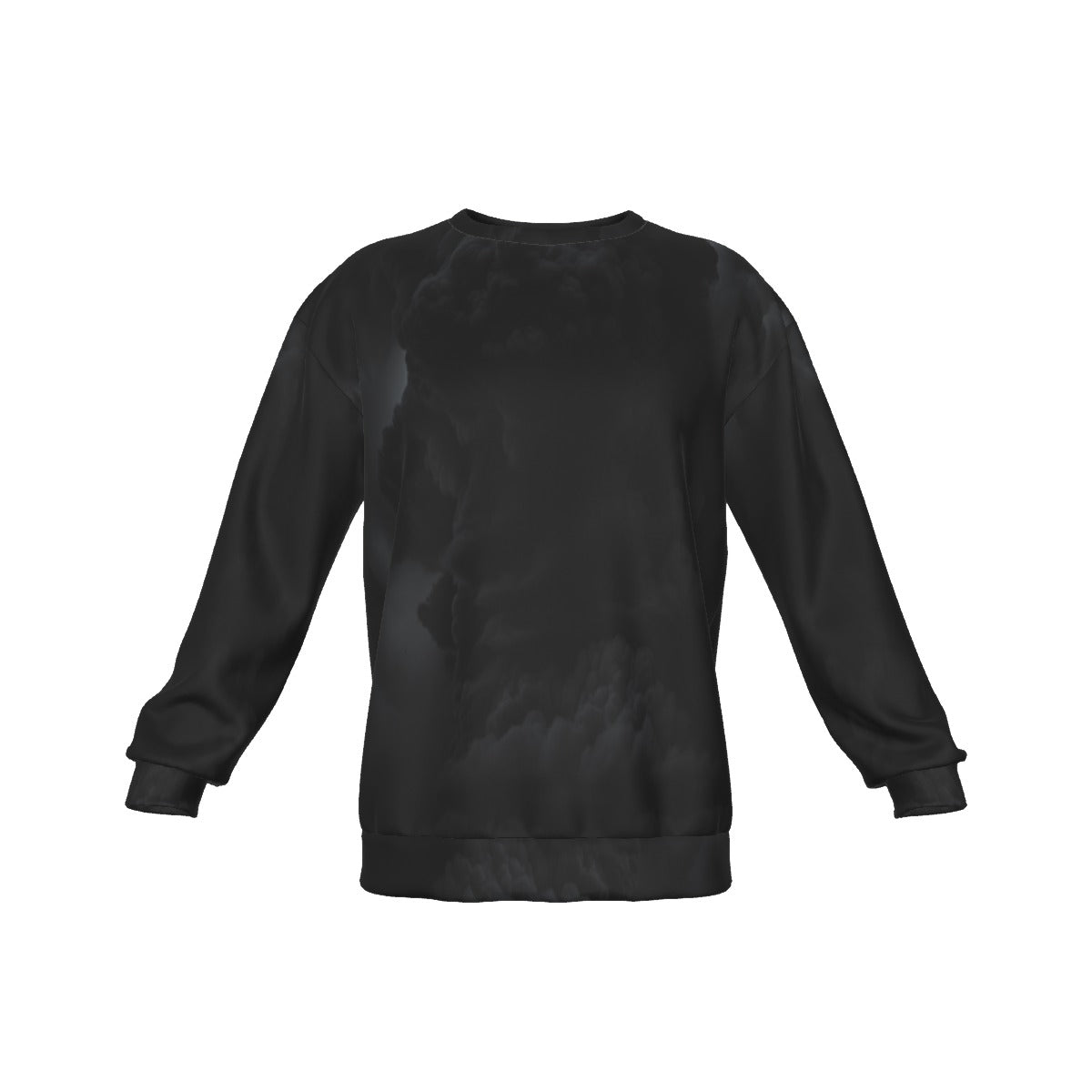 Men's Drop Shoulder Round Neck Long-Sleeved Sweatshirt
