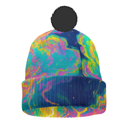 Unisex Knitted Hat With Pom-Pom