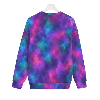 Unisex Drop-shoulder Knitted Fleece Sweater - view 2